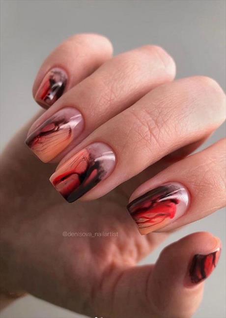 beautiful-fall-nail-designs-24_13 Modele frumoase de unghii de toamnă