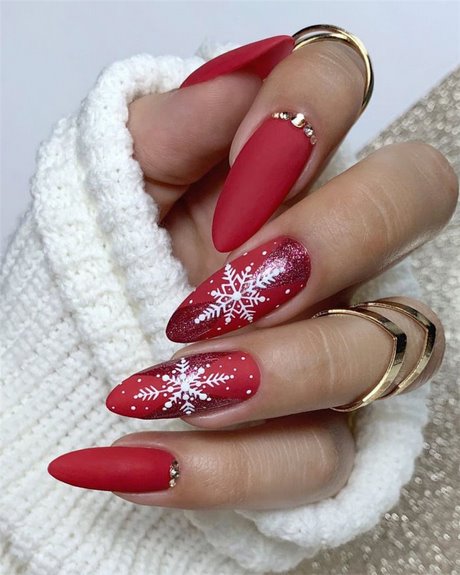 best-winter-nail-designs-54_12 Cele mai bune modele de unghii de iarnă