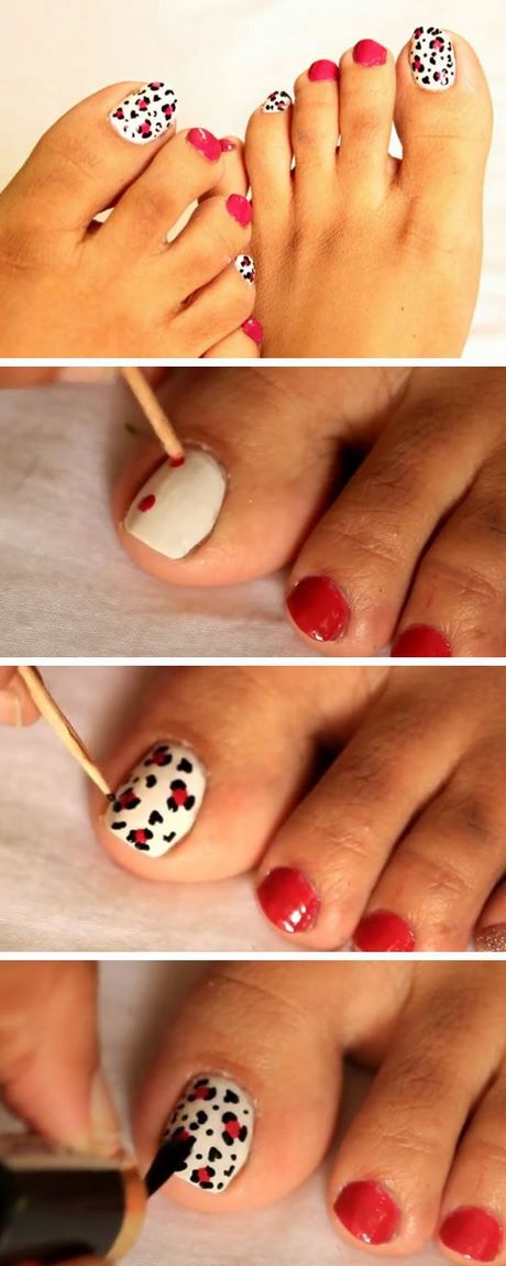 black-and-white-toe-nail-design-75_19 Design de unghii alb-negru