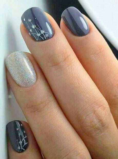 black-holiday-nail-designs-60_4 Modele de unghii negre de vacanță
