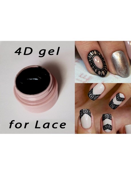 black-lace-nail-art-19_11 Dantelă neagră nail art