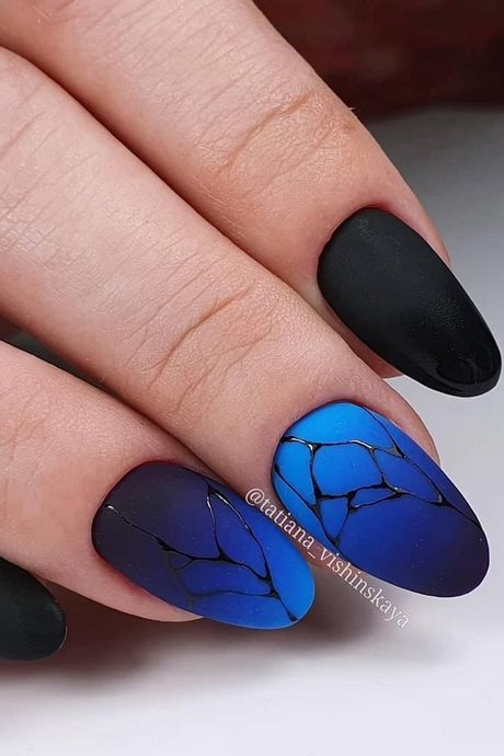 black-ombre-nail-designs-33_13 Modele de unghii negre ombre