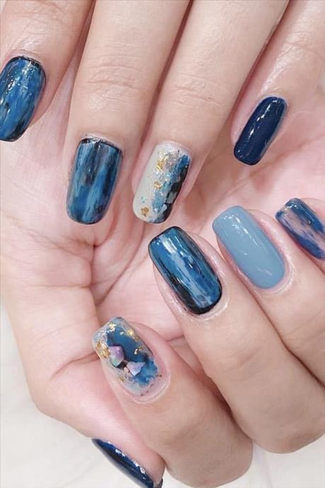 blue-nail-art-images-96_11 Albastru nail art Imagini