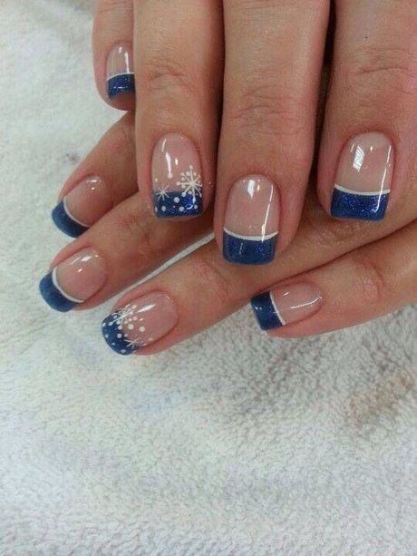 blue-tip-nail-designs-63_12 Modele de unghii cu vârf albastru