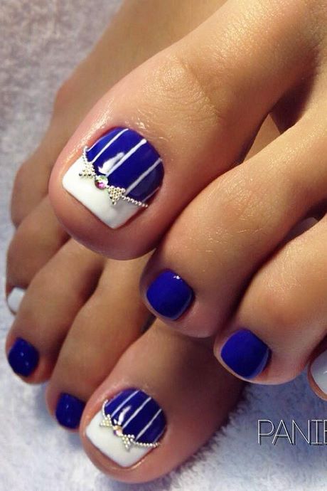 blue-toenail-designs-04_10 Albastru toenail modele