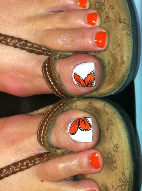 butterfly-toe-nail-art-designs-09_11 Fluture deget de la picior nail art modele