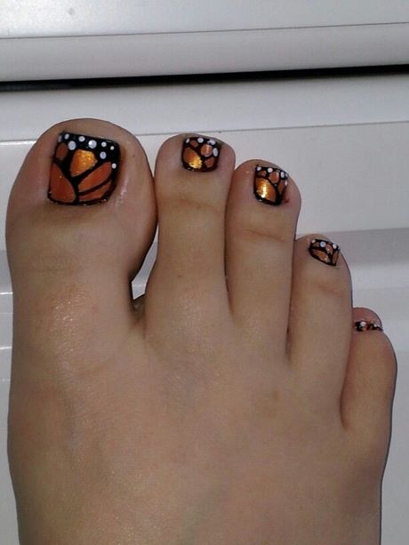 butterfly-toe-nail-art-designs-09_3 Fluture deget de la picior nail art modele