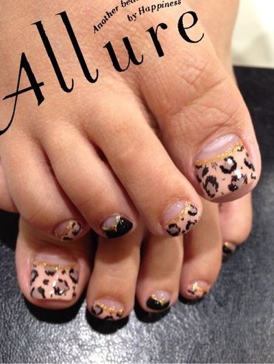cheetah-toe-nail-design-88_9 Ghepard toe unghii design