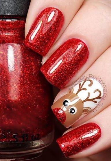 christmas-design-gel-nails-95_14 Crăciun design gel unghii