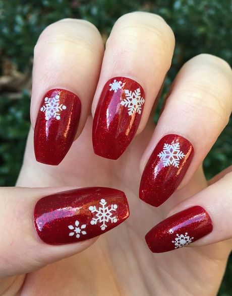 christmas-fake-nail-designs-32_4 Crăciun modele de unghii false