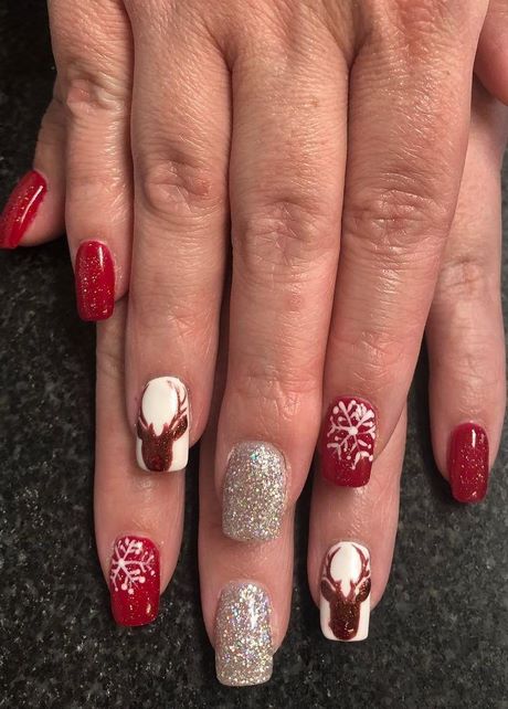 christmas-gelish-nail-designs-50_13 Crăciun gelish modele de unghii