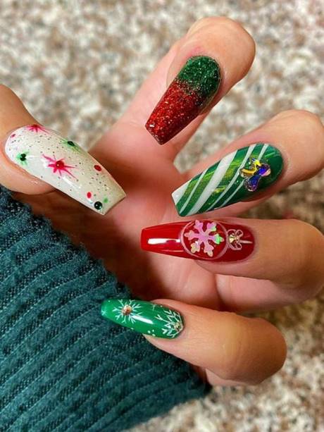 christmas-green-nail-designs-98_12 Modele de unghii verde de Crăciun