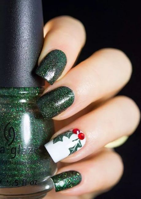 christmas-green-nail-designs-98_4 Modele de unghii verde de Crăciun