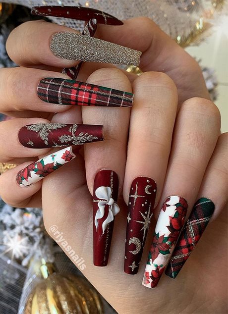 christmas-nail-designs-glitter-91_16 Crăciun modele de unghii sclipici
