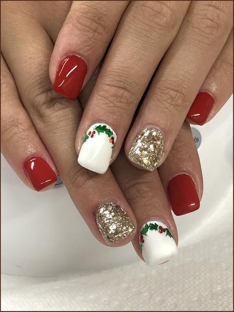 christmas-nails-red-white-39_13 Cuie de Crăciun roșu alb