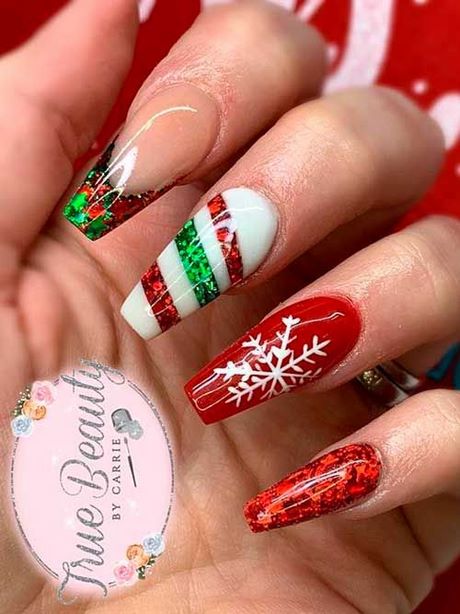christmas-nails-red-white-39_2 Cuie de Crăciun roșu alb