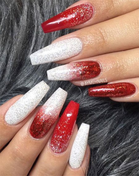 christmas-nails-red-white-39_5 Cuie de Crăciun roșu alb