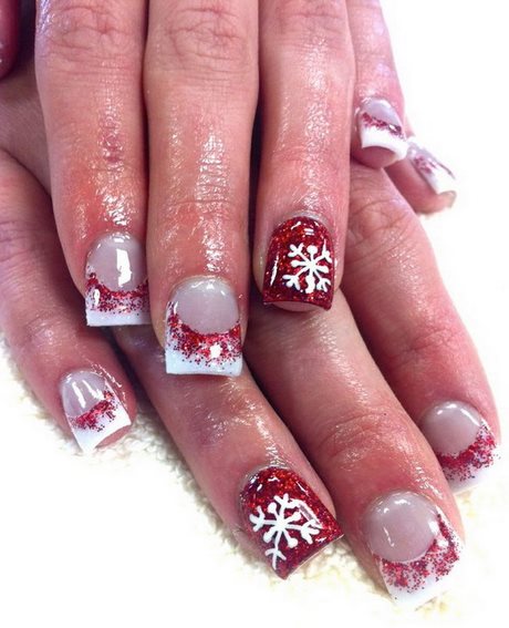 christmas-ombre-nail-designs-47_14 Modele de unghii Ombre de Crăciun