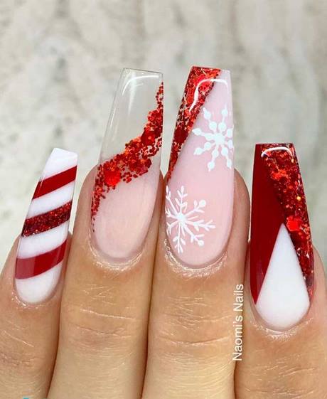 christmas-red-nail-art-95_18 Crăciun roșu nail art