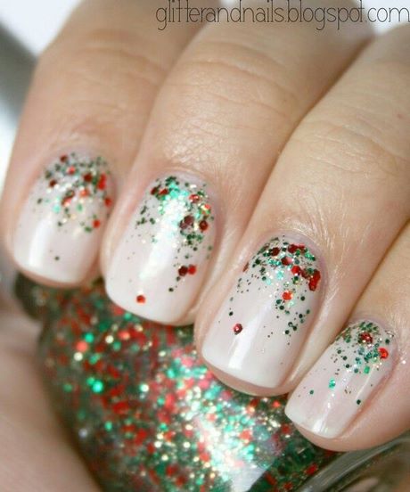 clear-christmas-nail-designs-79_3 Modele clare de unghii de Crăciun
