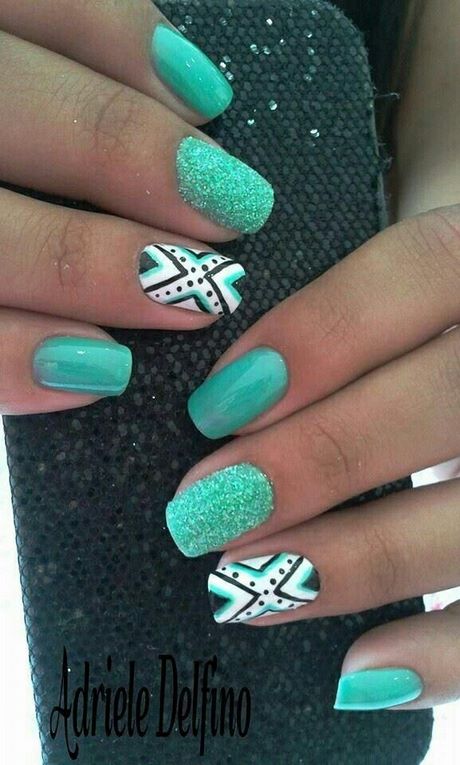 cute-accent-nails-53_5 Drăguț accent unghiile