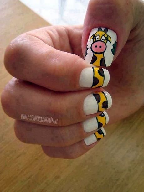 cute-animal-nail-art-58_16 Drăguț animal nail art