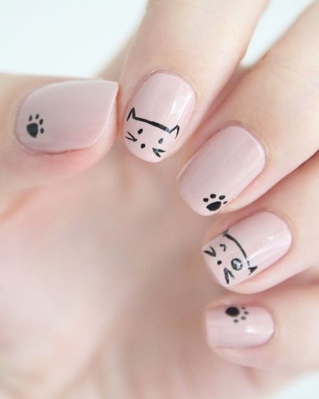 cute-animal-nail-art-58_17 Drăguț animal nail art