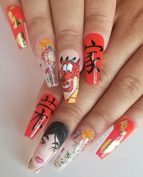 cute-disney-acrylic-nails-18_12 Drăguț disney acrilice cuie