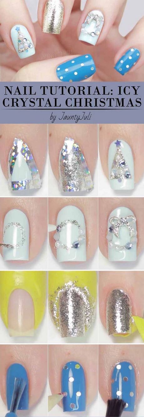 cute-nail-designs-for-new-years-51_13 Modele drăguțe de unghii pentru Anul Nou
