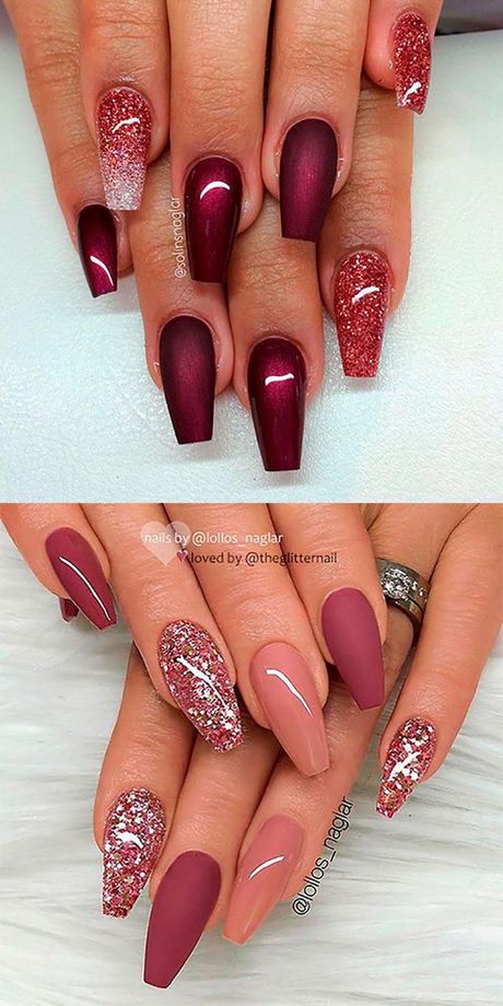 cute-nail-designs-glitter-80_19 Drăguț unghii modele sclipici