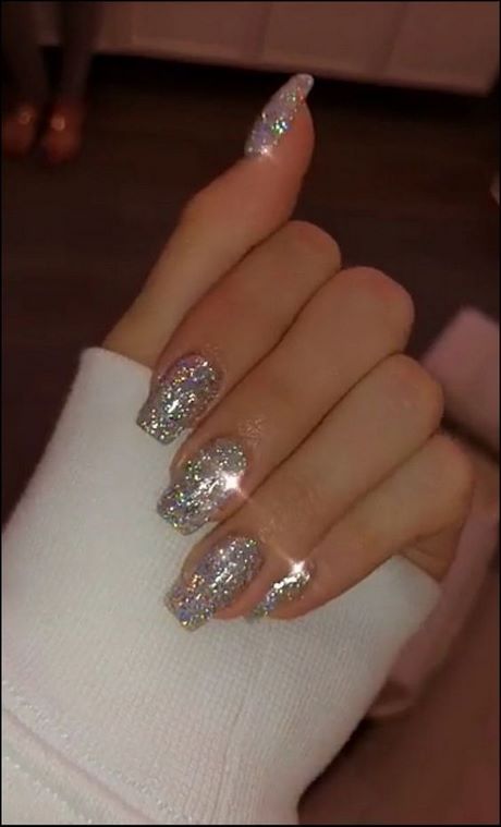 cute-nail-designs-glitter-80_8 Drăguț unghii modele sclipici