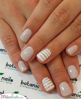 cute-nail-designs-with-white-51_3 Modele drăguțe de unghii cu alb
