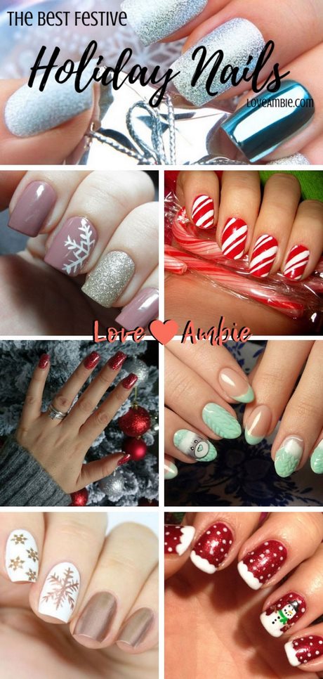cute-nails-for-the-holidays-34_14 Unghii drăguțe pentru sărbători