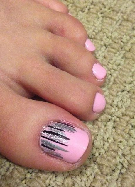 cute-pink-toe-nail-designs-79_2 Drăguț roz deget de la picior unghii modele