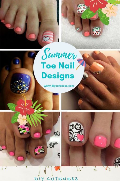 cute-pink-toe-nail-designs-79_7 Drăguț roz deget de la picior unghii modele