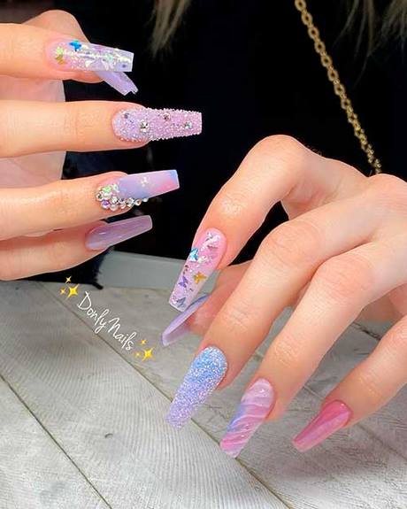 cute-unicorn-nail-designs-77_16 Modele drăguțe de unghii unicorn