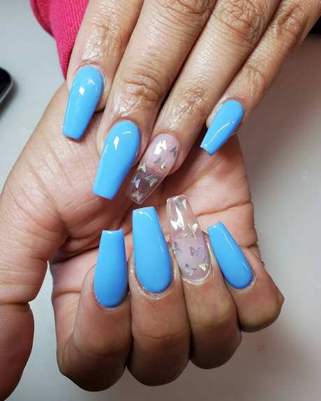 designs-on-blue-nails-61_9 Modele pe unghii albastre