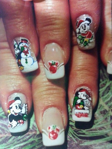 disney-christmas-nail-designs-71_10 Disney modele de unghii de Crăciun