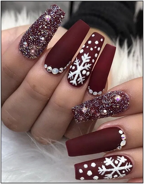 fancy-christmas-nail-designs-62_2 Modele de unghii de Crăciun fanteziste