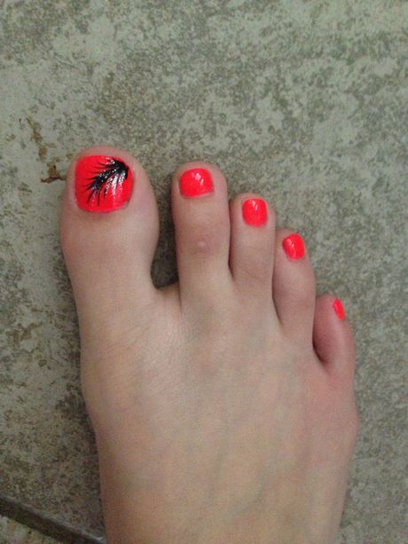 feather-toe-nail-design-74_2 Pene deget de la picior de design de unghii