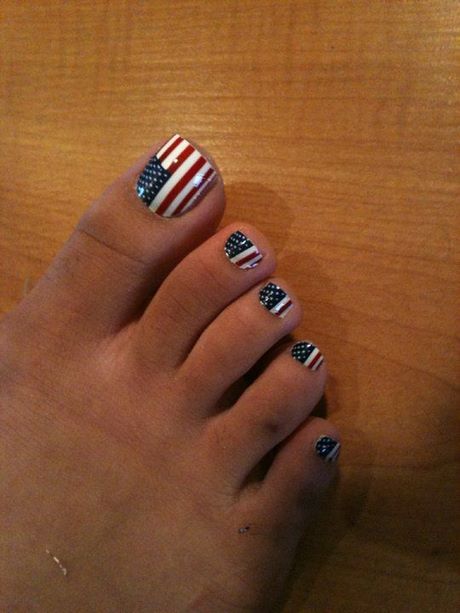 flag-toe-nail-designs-13_15 Flag toe unghii modele