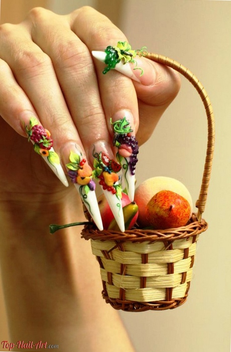 fruit-nail-art-designs-59_13 Modele de unghii de fructe