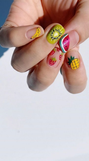 fruit-nail-art-designs-59_15 Modele de unghii de fructe