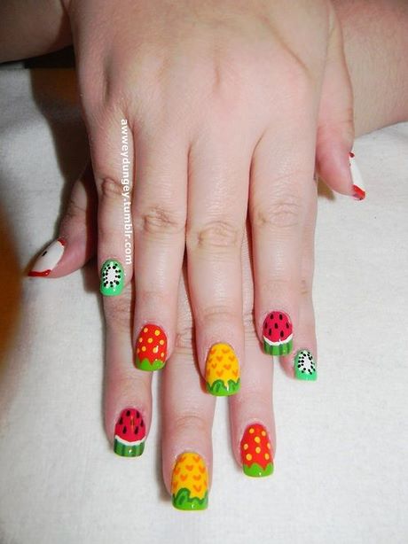 fruit-nail-art-designs-59_2 Modele de unghii de fructe