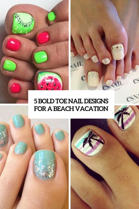 gel-toe-nail-designs-for-summer-37_10 Gel toe unghii modele pentru vara