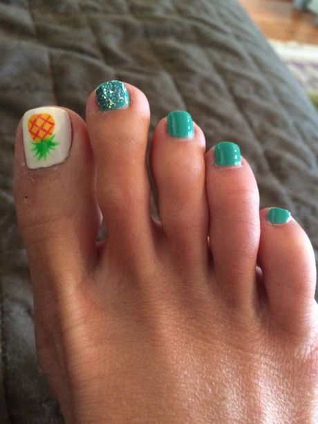 gel-toe-nail-designs-for-summer-37_14 Gel toe unghii modele pentru vara