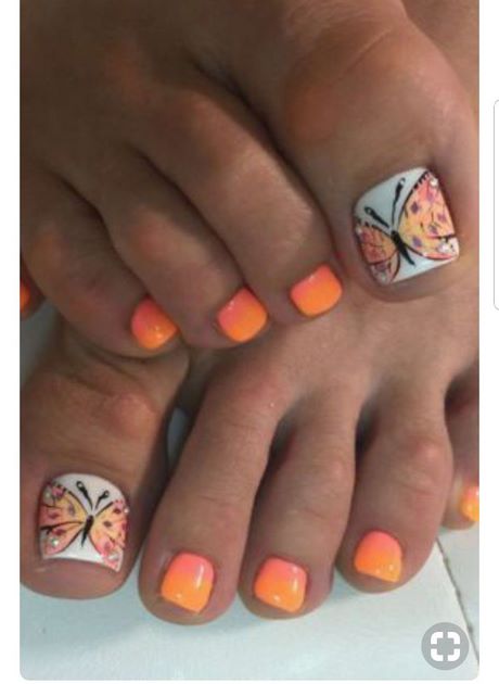 gel-toe-nail-designs-for-summer-37_15 Gel toe unghii modele pentru vara