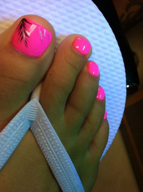 gel-toe-nail-designs-for-summer-37_7 Gel toe unghii modele pentru vara