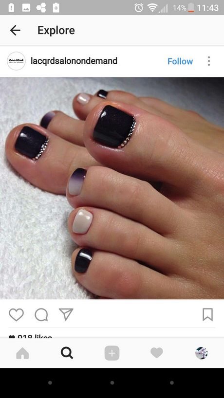 gelish-toe-nail-designs-19_3 Gelish toe unghii modele
