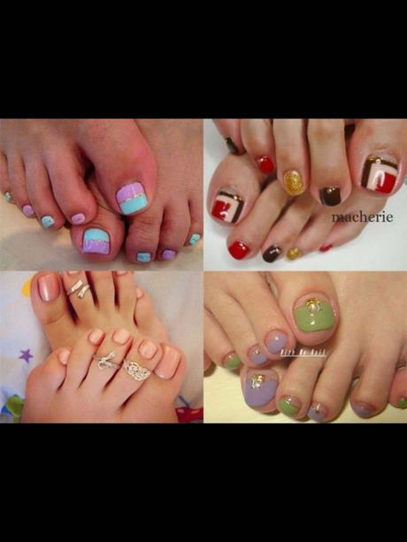 gelish-toe-nail-designs-19_5 Gelish toe unghii modele